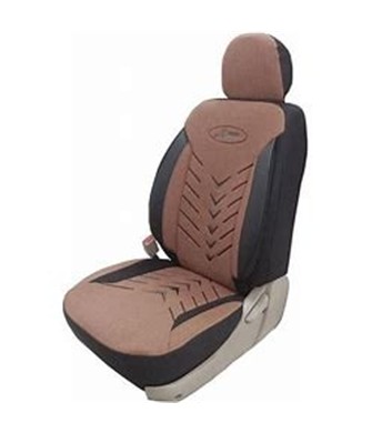 Seat Exeo Uyumlu Keten Kumaş Oto Koltuk Kılıfı (Taba - Siyah)