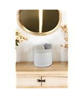 Digithome Bambu Çok Amaçlı Saklama Kutusu Düzenleyici Küçük Boy Organizer Beyaz 18 cm - Cl-6008-4 C1-1-121
