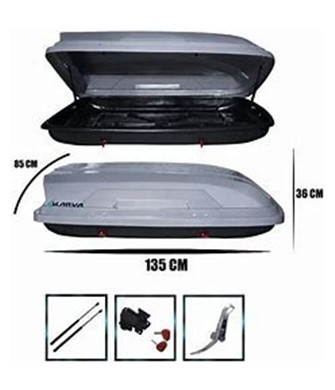 Port Bagaj 370 Litre Gri Toredo