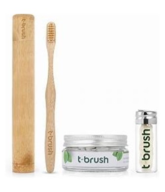 T-Brush Nane Aromalı Diş Bakım Seti Beyaz