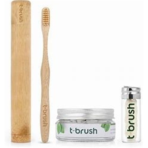 T-Brush Nane Aromalı Diş Bakım Seti Beyaz