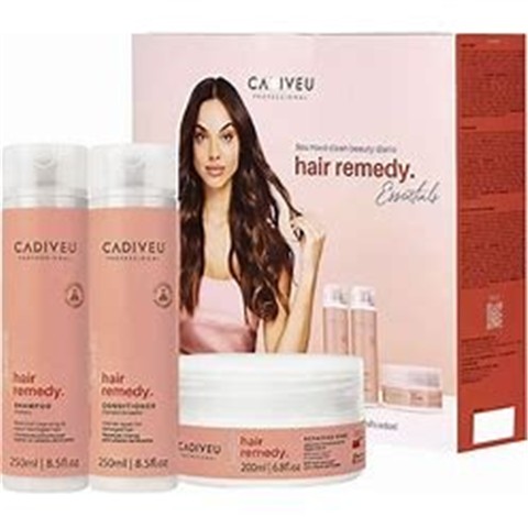 Cadiveu Essentials Hair Remedy Onarıcı Şampuan 250 Ml + Saç Kremi Maskesi 200 Bakım Seti
