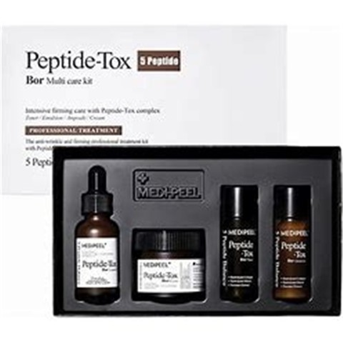 Medipeel Peptide-Tox 5 Peptide Bor Multi Care Kit Peptit Kompleksi İçeren Lifting Yaşlanma Karşıtı Cilt Bakım Seti 4 Adet
