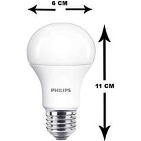 Philips 8W (60W) Led Ampul Beyaz 6500K E27 Duy